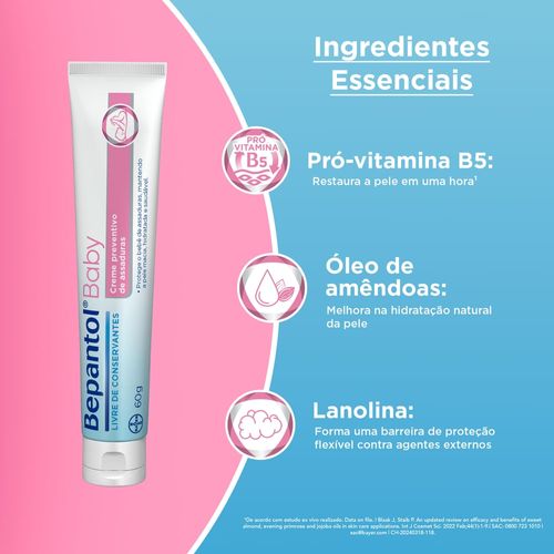 Creme para Assaduras Bepantol Baby 60g