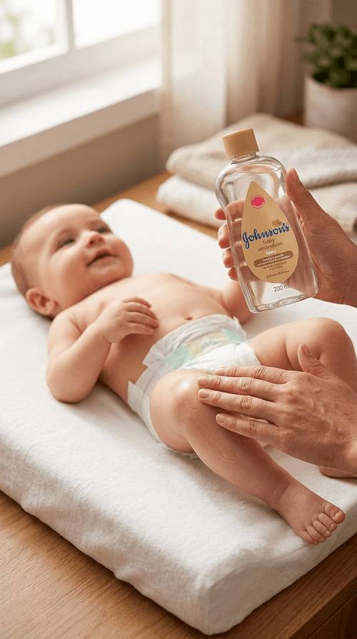 Óleo Infantil Johnson's Baby Amêndoas 200ml