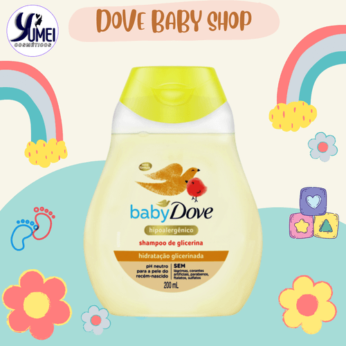 Shampoo Infantil Dove Baby Hidratação Glicerinada 200ml