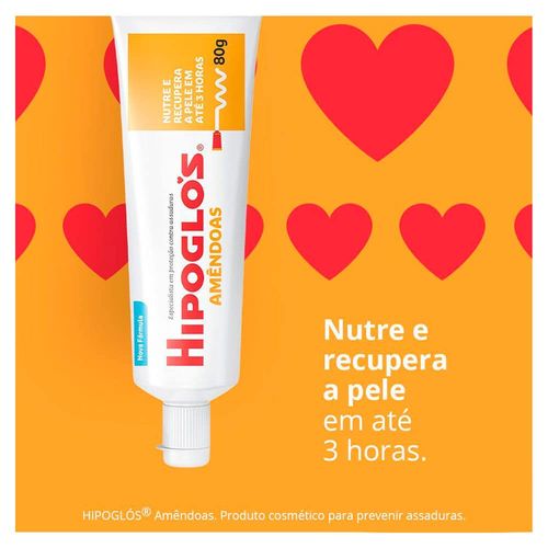 Creme para Assaduras Hipoglós Amêndoas 80g