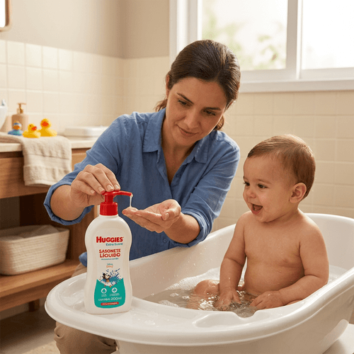 Sabonete Líquido Infantil Huggies Extra Suave 200ml