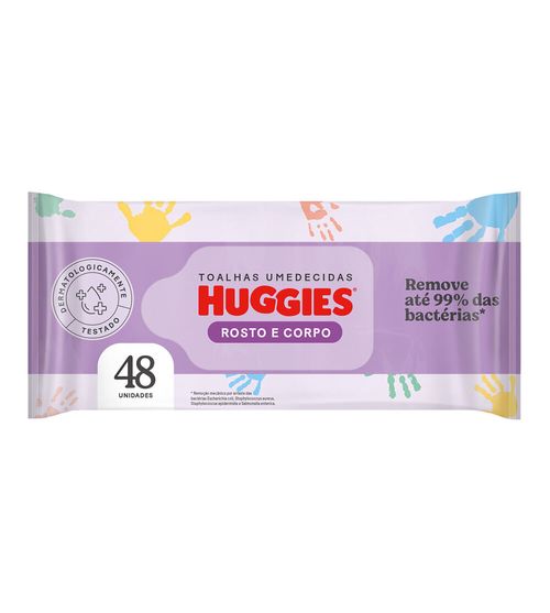 Lenço Umedecido Huggies One & Done 48 Unidades