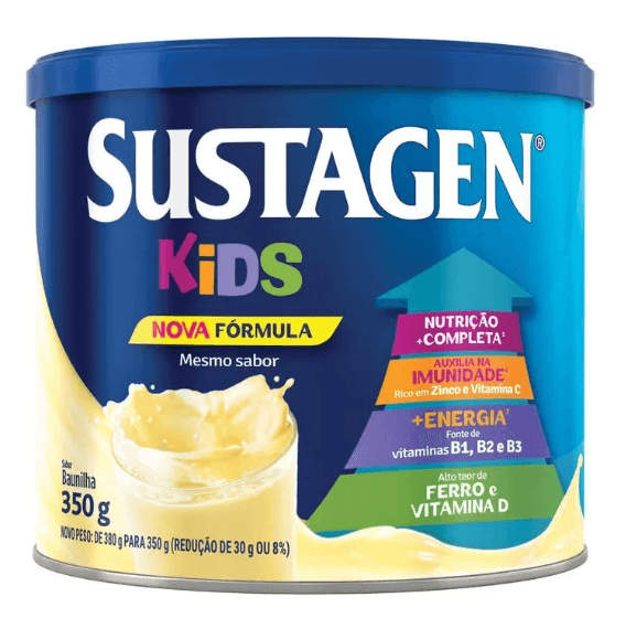 Complemento Alimentar Infantil Sustagen Kids Baunilha 350g