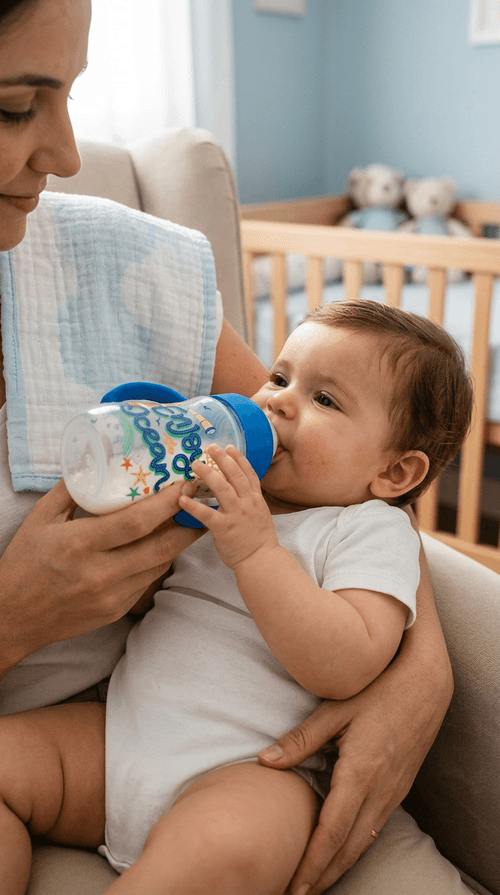 Mamadeira Lillo Super Evolution Divertida Azul 300ml