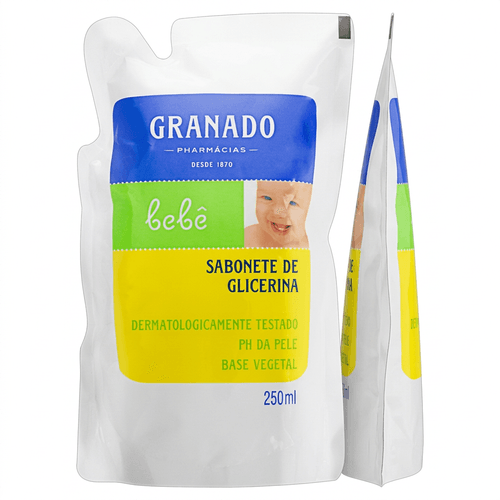 Sabonete Líquido Infantil Granado Bebê Glicerina Tradicional Refil 250ml