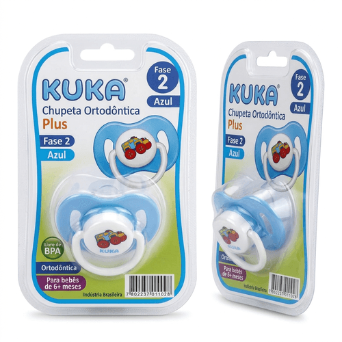 Chupeta Kuka Plus Azul Fase 2