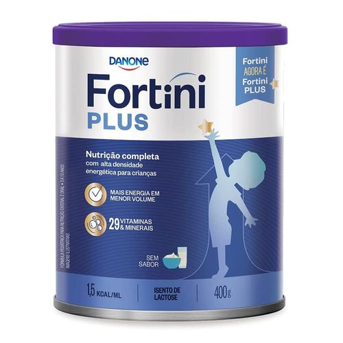 Suplemento Infantil Danone Fortini Plus Sem Sabor 400g