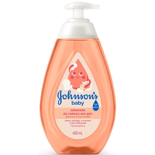 Sabonete Líquido Infantil Johnson's Baby Da Cabeça aos Pés 400ml