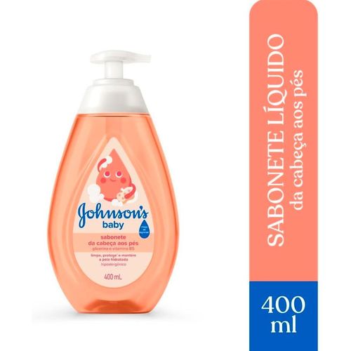 Sabonete Líquido Infantil Johnson's Baby Da Cabeça aos Pés 400ml