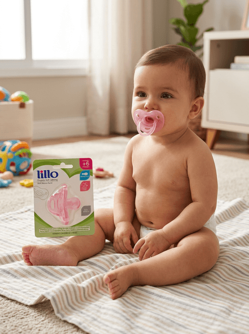 Chupeta Lillo Soft Calming Rosa Tamanho 2
