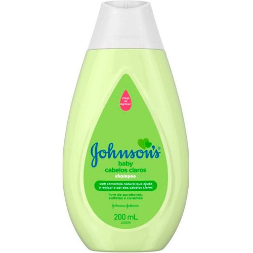 Shampoo Infantil Johnson's Baby Cabelos Claros 200ml