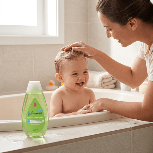 Shampoo Infantil Johnson's Baby Cabelos Claros 200ml