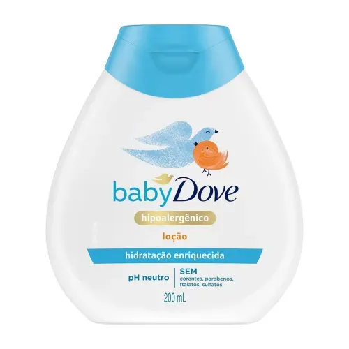 Hidratante Infantil Baby Dove Hidratação Enriquecida 200ml