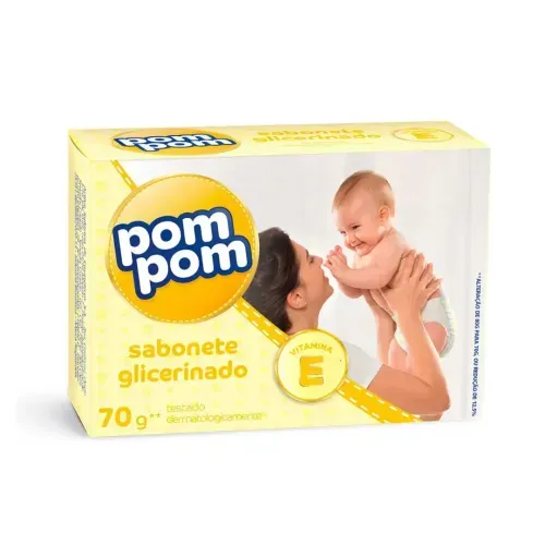 Sabonete Infantil Pom Pom Glicerinado 70g