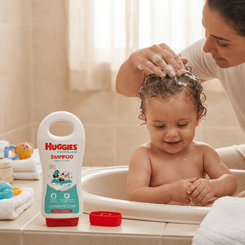 Shampoo Infantil Huggies Extra Suave 400ml