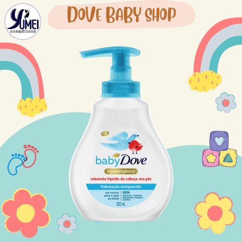 Sabonete Líquido Infantil Baby Dove Hidratação Enriquecida 200ml