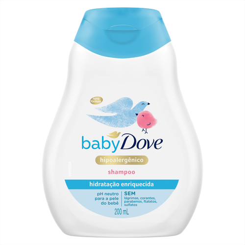 Shampoo Infantil Dove Baby Hidratação Enriquecida 200ml