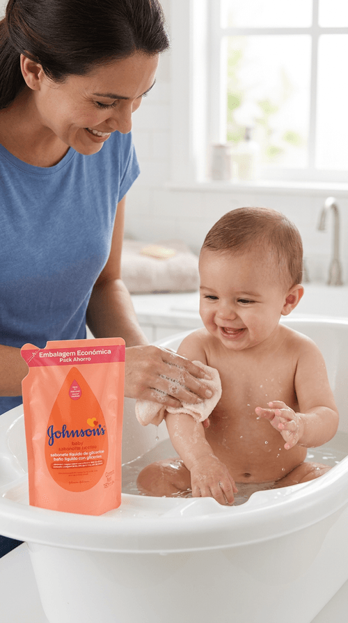 Sabonete Líquido Infantil Johnson's Baby Da Cabeça aos Pés Refil 180ml
