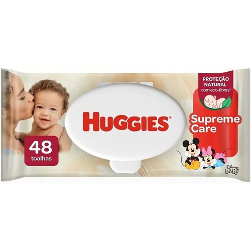 Lenço Umedecido Huggies Supreme Care 48 Unidades