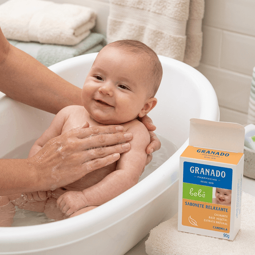 Sabonete Infantil Granado Bebê Glicerina Camomila 90g