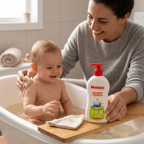 Sabonete Líquido Infantil Huggies Camomila 200ml