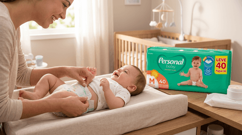 Fralda Personal Baby Tamanho M - Leve 40 Pague 38