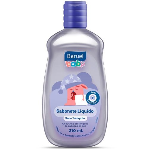 Sabonete Líquido Infantil Baruel Baby Sono Tranquilo 210ml
