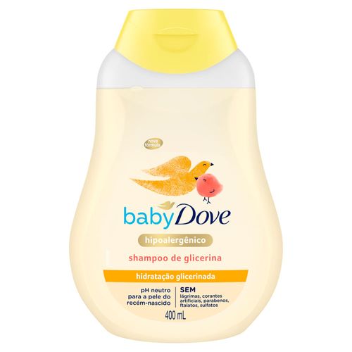 Shampoo Infantil Dove Baby Hidratação Glicerinada 400ml