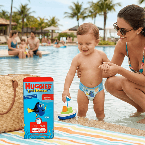 Fralda Infantil Huggies Little Swimmers G 10 Unidades