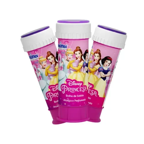 Bolha de Sabão Reval Princesas com Jogo 60ml