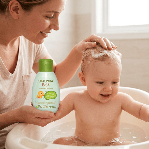 Shampoo Infantil Skalinha Bebê Camomila 200ml
