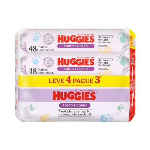 Lenço Umedecido Huggies One & Done 192 Unidades