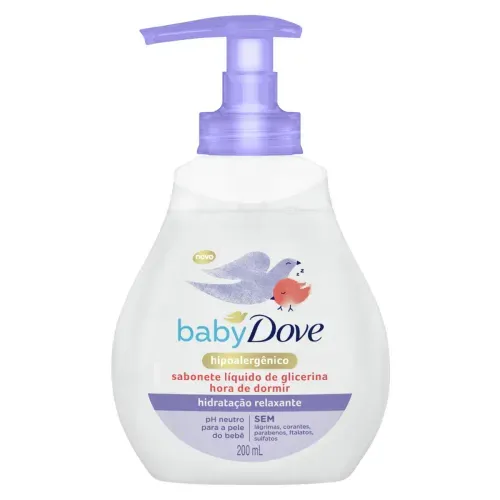 Sabonete Líquido Infantil Dove Baby Hora de Dormir 200ml