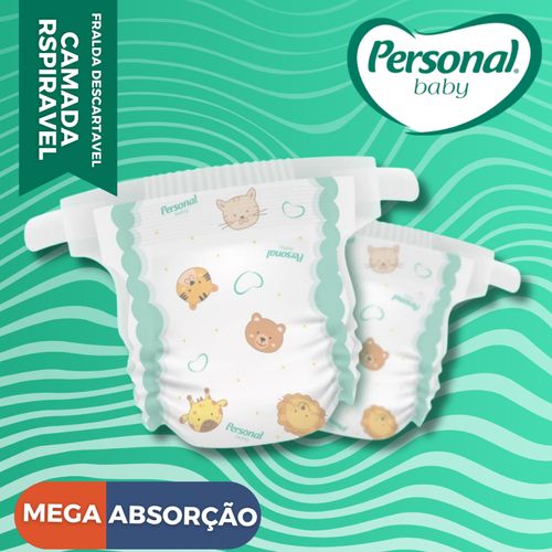 Fralda Infantil Personal Baby Hiper XG 50 Unidades