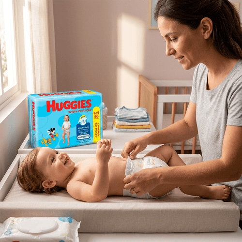 Fralda Infantil Huggies Tripla Proteção XXG 66 Unidades