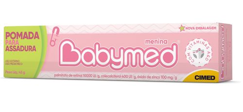 Creme para Assaduras Babymed Menina 45g