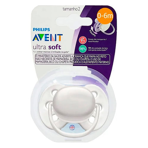 Chupeta Philips Avent Ultra Soft 0-6 Meses