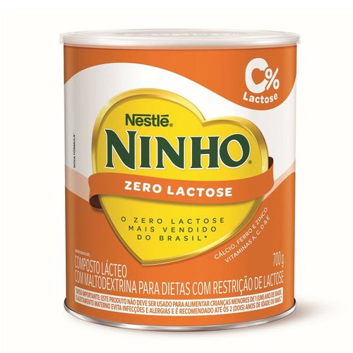 Leite em Pó Integral Ninho Forti+ Zero Lactose 700g