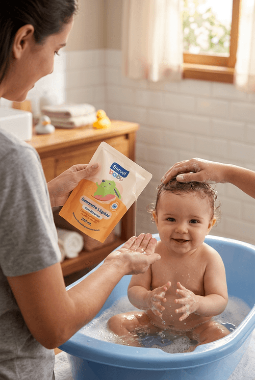 Sabonete Líquido Infantil Baruel Baby Glicerina Refil 210ml