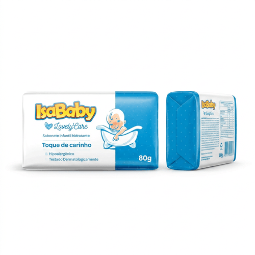 Sabonete Infantil Isababy Lovely Care Toque de Carinho 80g