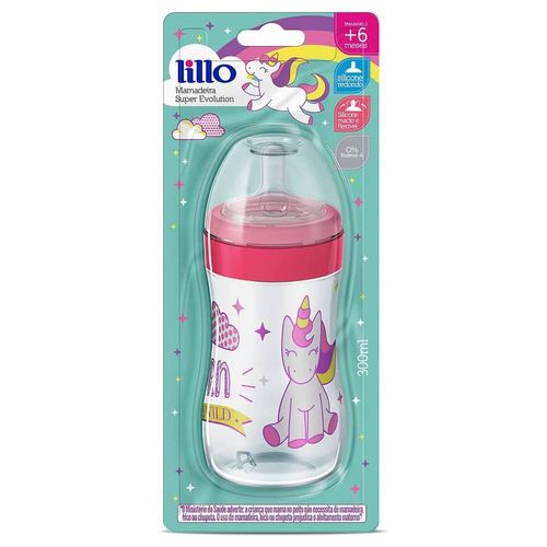 Mamadeira Lillo Super Evolution Magia Rosa 300ml