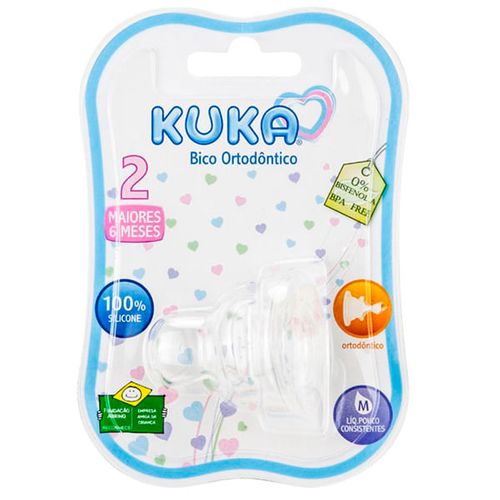 Bico de Mamadeira Kuka Líquidos Pastosos 1 Unidade