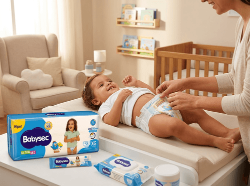 Fralda Infantil Babysec Ultrasec Galinha Pintadinha XG 56 Unidades