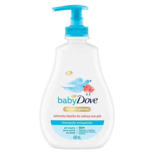 Sabonete Líquido Infantil Baby Dove Hidratação Enriquecida 400ml