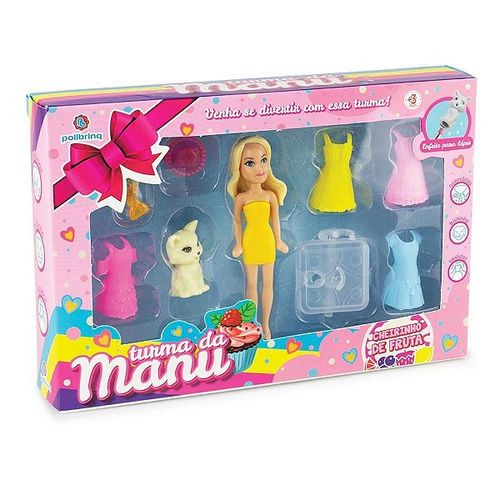 Boneca Reval Turma da Manu com Acessórios 1 Unidade Sortida
