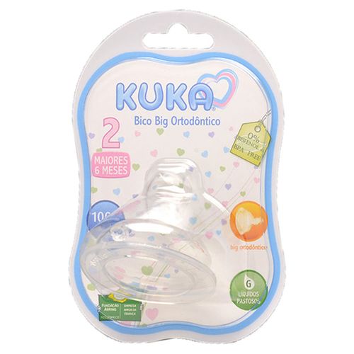 Bico de Mamadeira Kuka Big Ortodôntico Fase 2