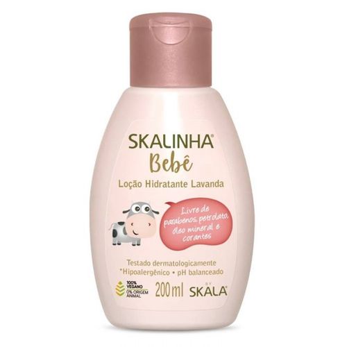 Loção Hidratante Infantil Skalinha Bebê Lavanda 200ml