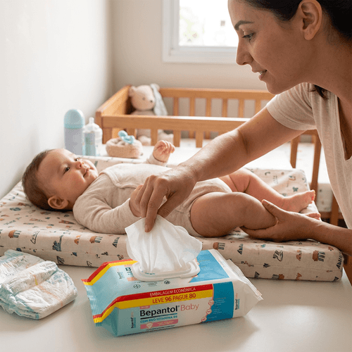 Lenço Umedecido Bepantol Baby Recém-Nascido 96 Unidades