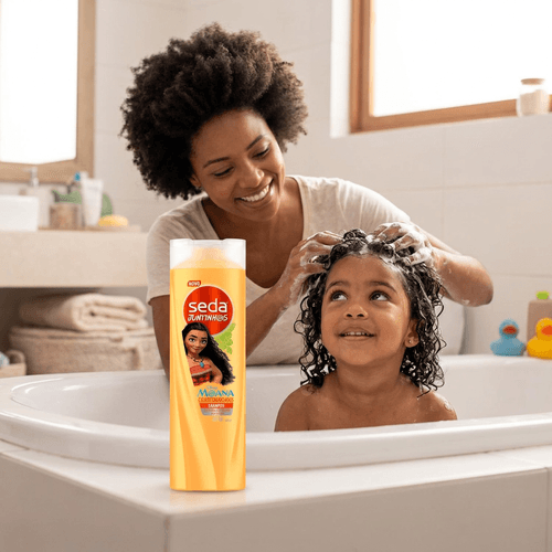 Shampoo Infantil Seda Juntinhos Moana Cachos Encantados 300ml
