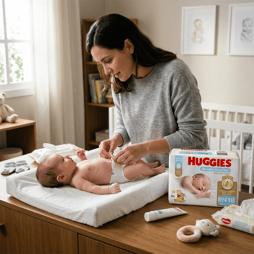Fralda Huggies Natural Care RN com 18 Unidades